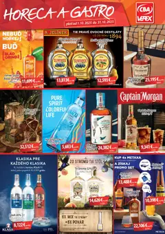 Náhľad CBA Verex letáku platného od 01.10.2025