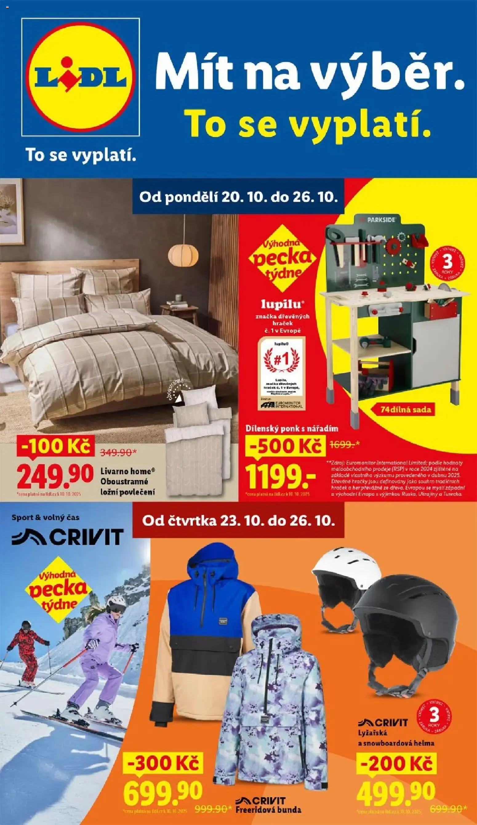  LIDL leták příští týden od 19.10.2025 >> Lidl Akce