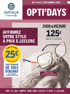 Prévisualisation de Optique du magasin E.Leclerc formulaire valide 02/09/2025