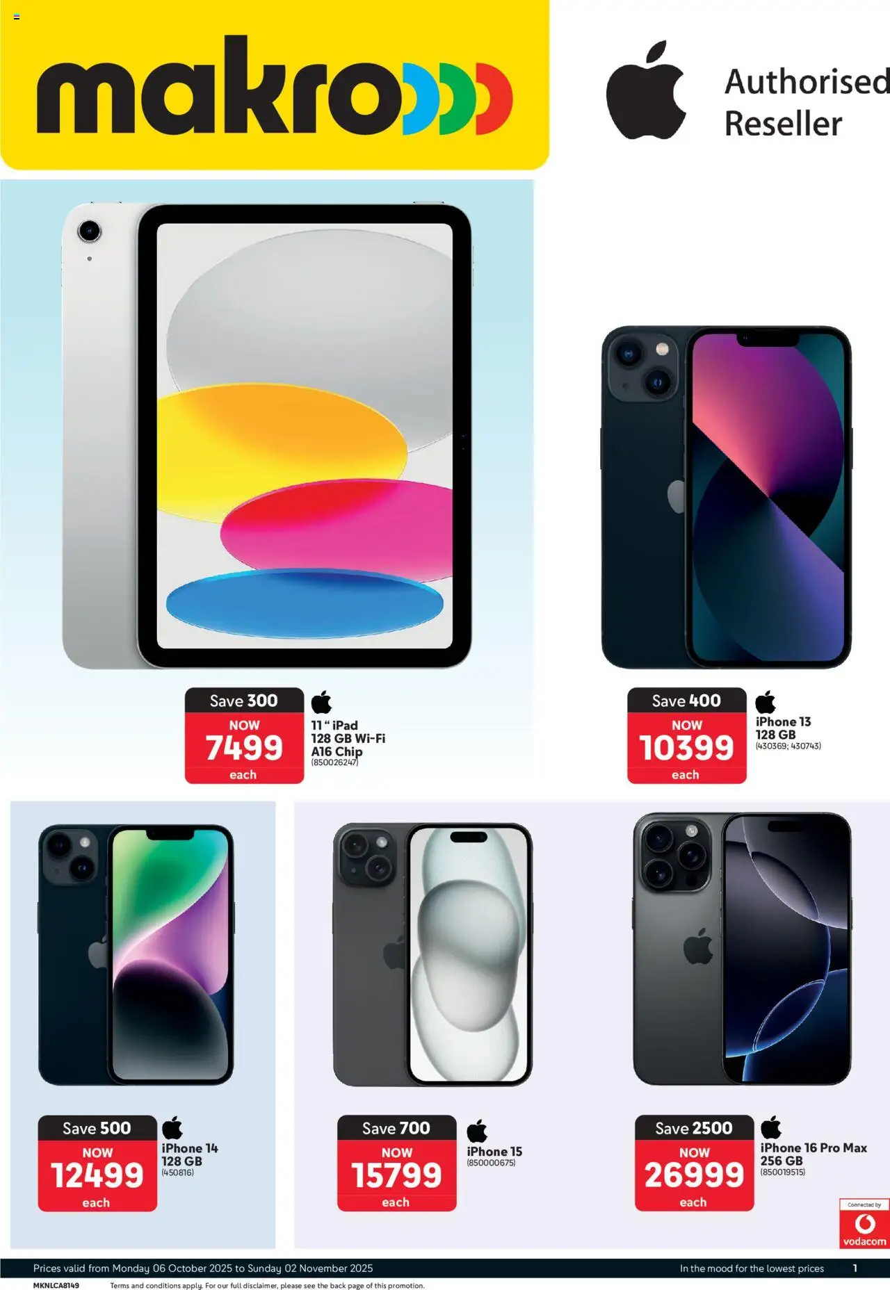 Makro Apple from 06/10 - 02/11/2025 > Promotions