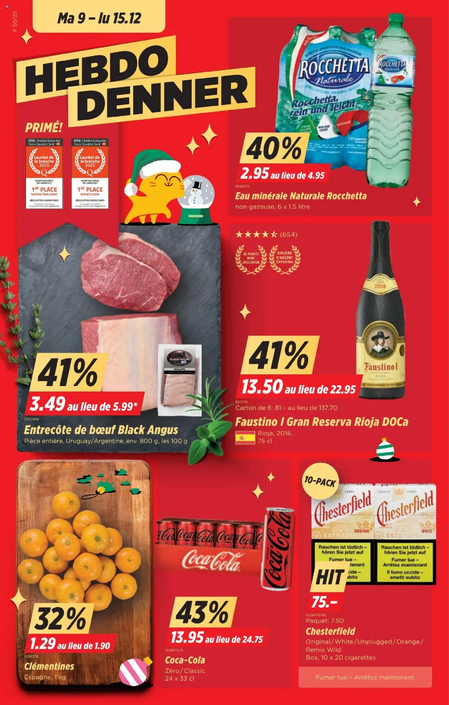 Vorschau des Merkblatts Aktionen FR vom Shop Denner gültig von 09.12.2025 bis 15.12.2025