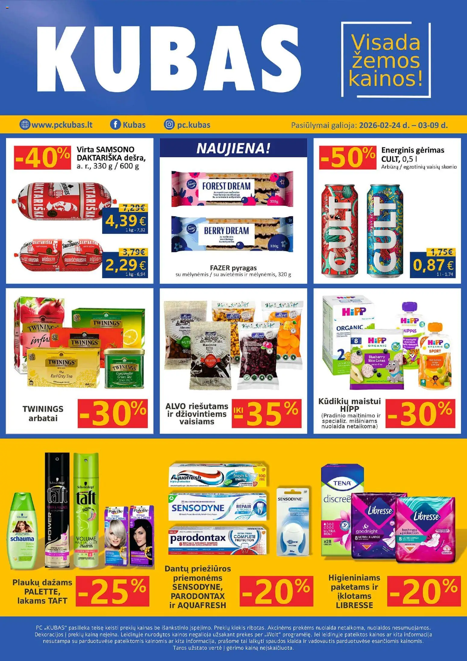 Kubas parduotuvės leidinio Leidinys galiojančio nuo 2026.02.24 peržiūra
