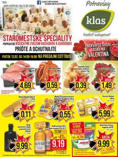 Náhľad Klas letáku platného od 09.02.2026