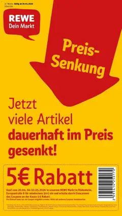 Vorschau von dem Prospekt des Geschäftes Rewe, gültig ab dem 20.04.2026