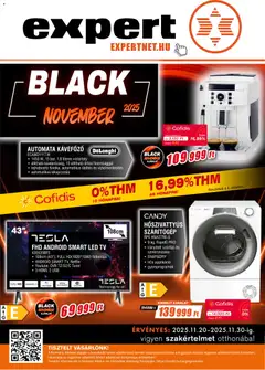 Expert - Black Friday megtekintése, amely érvényes 2025.11.20.-től