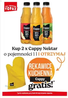 Pogląd gazetki "Topaz konkurs - Kup Cappy – odbierz gratis" ze sklepu Topaz ważnej od 01.04.2026
