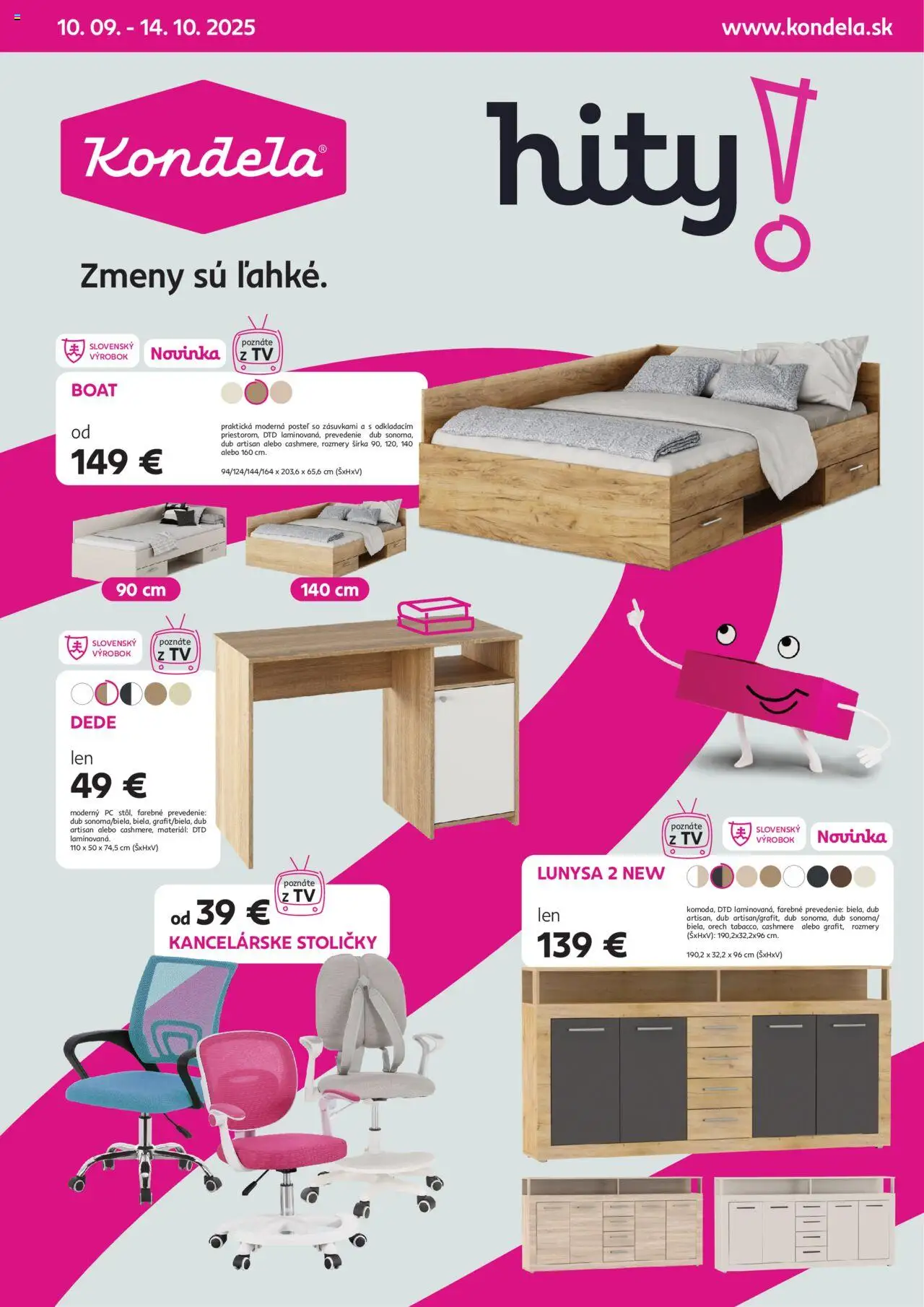 Kondela Leták (10.09. - 14.10.2025) - Akčná ponuka