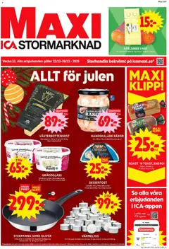 Förhandsgranska reklamblad Arlöv från butik ICA Maxi gäller från 22/12/2025