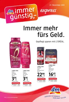 Vorschau der Angebote: dm drogerie markt Flugblatt Dezember 2025 gültig ab 27.11.2025