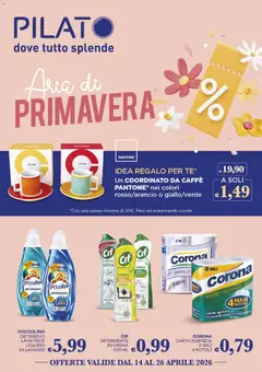 Anteprima dell'opuscolo Pilato volantino dal negozio Pilato valido da 14/04/2026