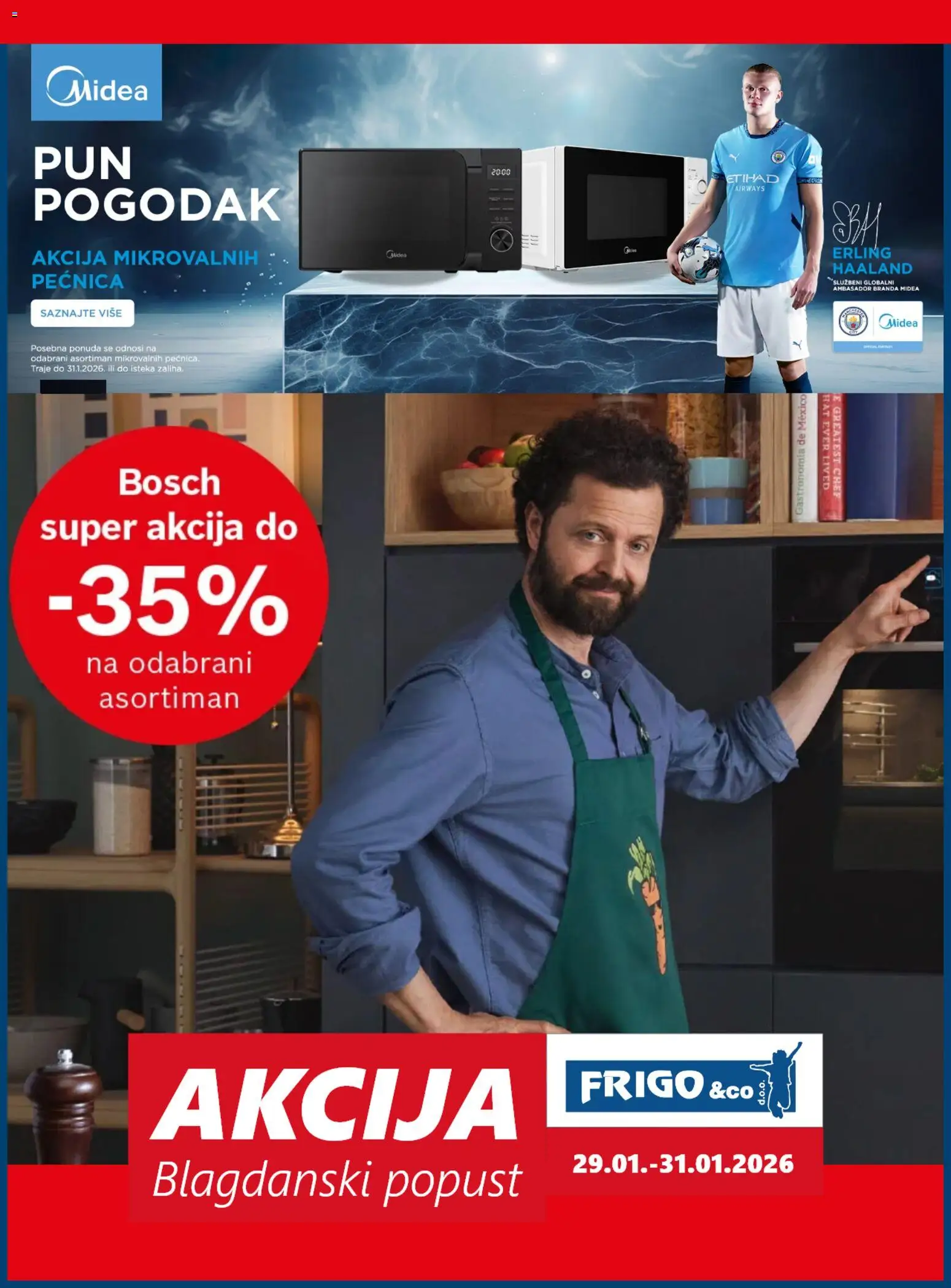 Pregled letka Katalog trgovine FRIGO & Co. vrijedi od 29.01.2026 - Pećnica