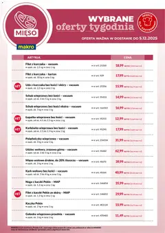 Pogląd gazetki "Wybrane oferty tygodnia w dostawie" ze sklepu Makro ważnej od 29.11.2025