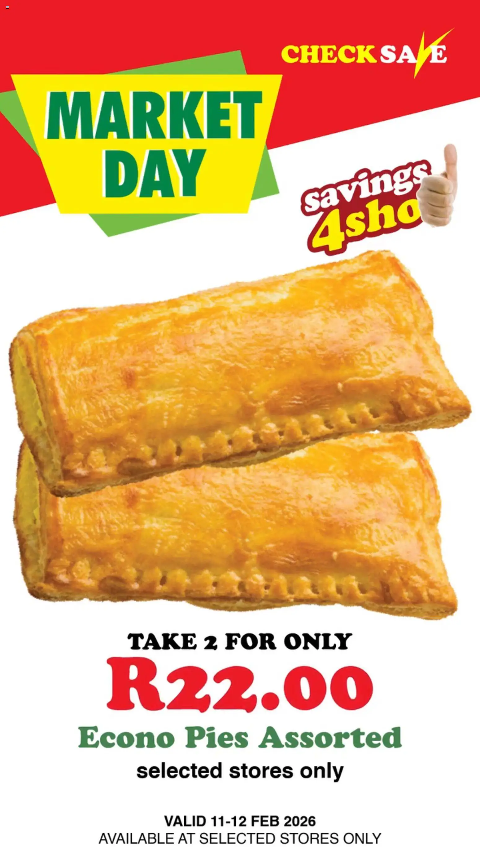 Preview of Check Save flyer valid from 11/02/2026