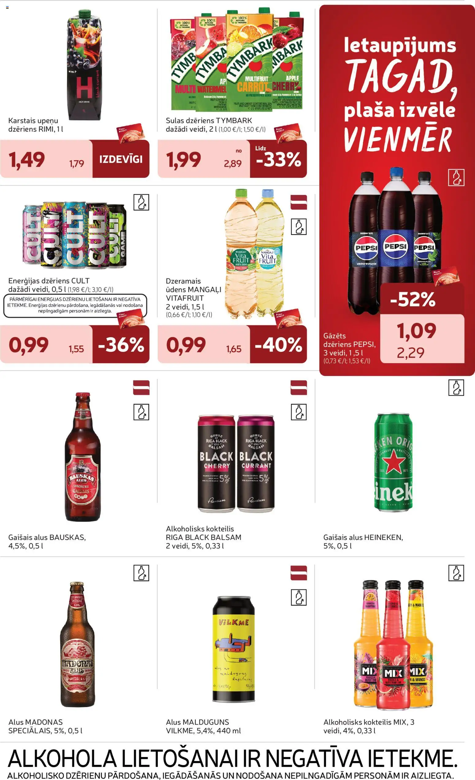 Skatīt Rimi akciju bukletu, derīgs no 2025.12.09