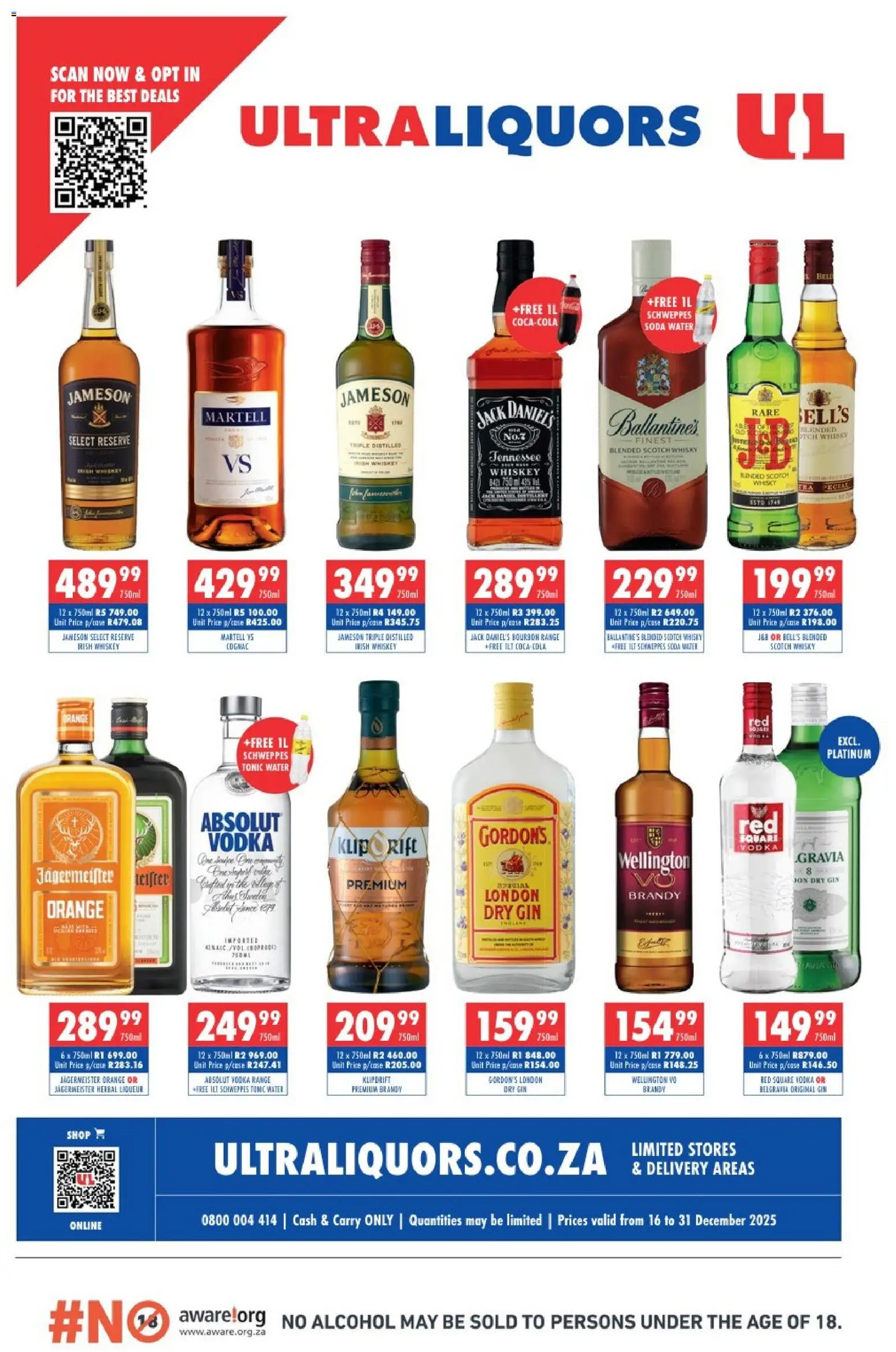 Preview of Ultra Liquors flyer valid from 16/12/2025