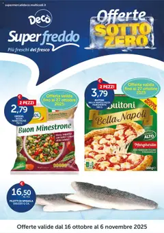 Anteprima dell'opuscolo Volantino Superfreddo dal negozio Decò valido da 16/10/2025