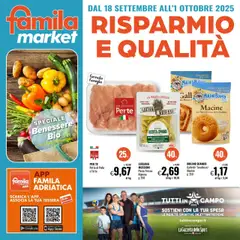 Anteprima dell'opuscolo Volantino Market dal negozio Famila valido da 18/09/2025