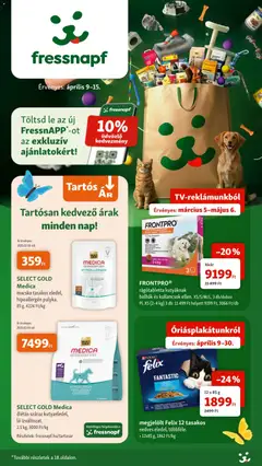 Fressnapf - Fressnapf akciós újság megtekintése, amely érvényes 2026.04.09.-től