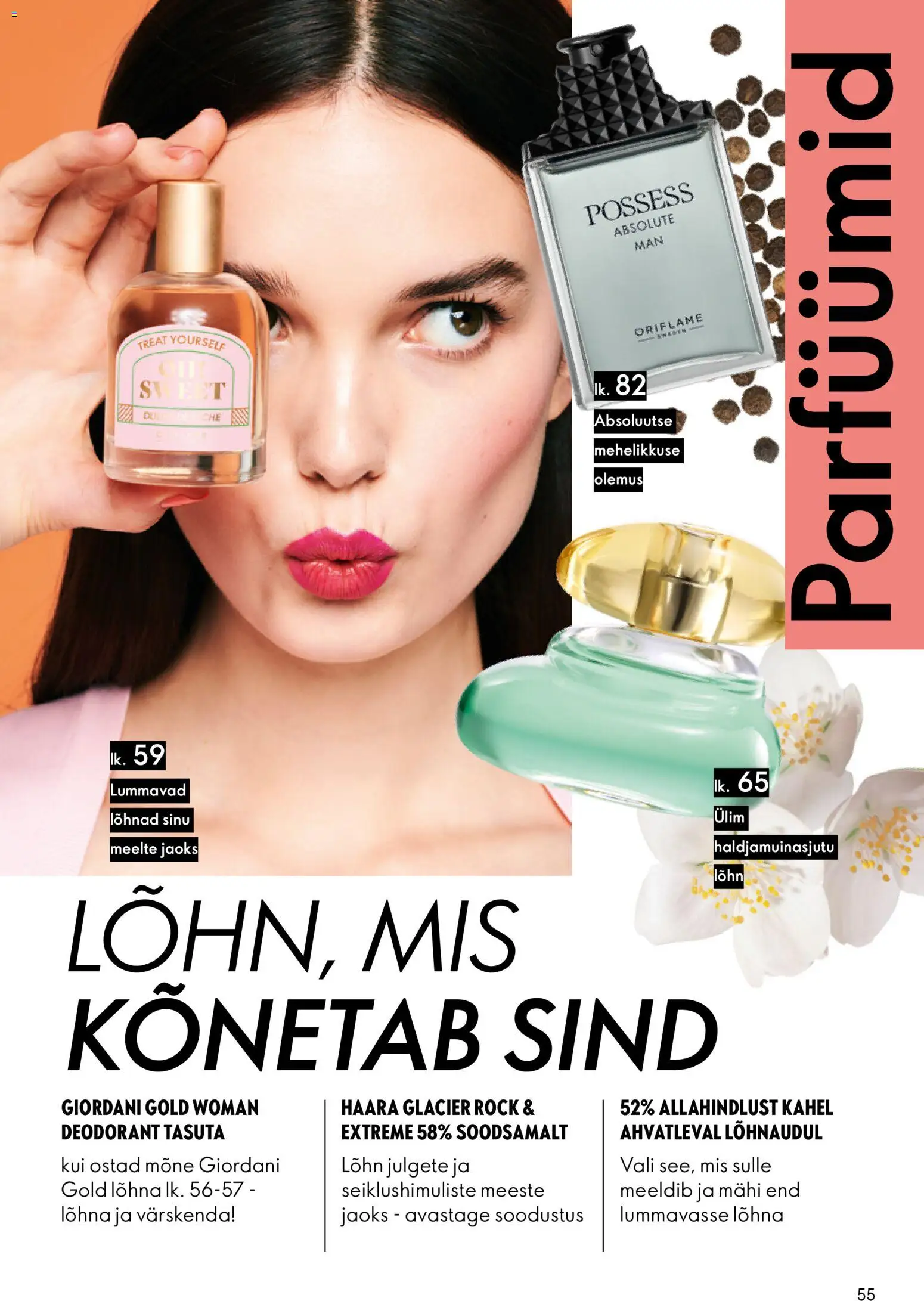 Oriflame kliendilehe eelvaade alates 2025.12.31