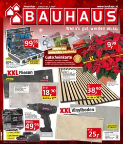 Vorschau der Angebote: Bauhaus Prospekt gültig ab 11.11.2025 | Seite: 1