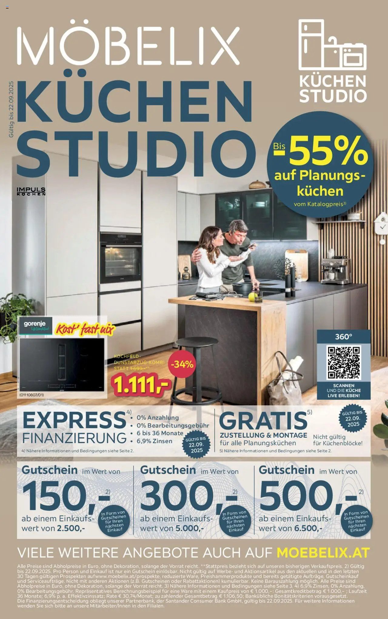  Möbelix Küchen Studio ab (16.09.2025 - 22.09.2025) - Seite 1 - Kochfeld