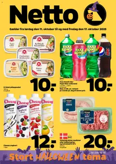 Eksempel på tilbudsavis Tilbudsavis fra butik Netto gyldig fra 11/10/2025