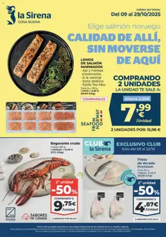 Vista previa del folleto de la tienda La Sirena válido desde el 09/10/2025 