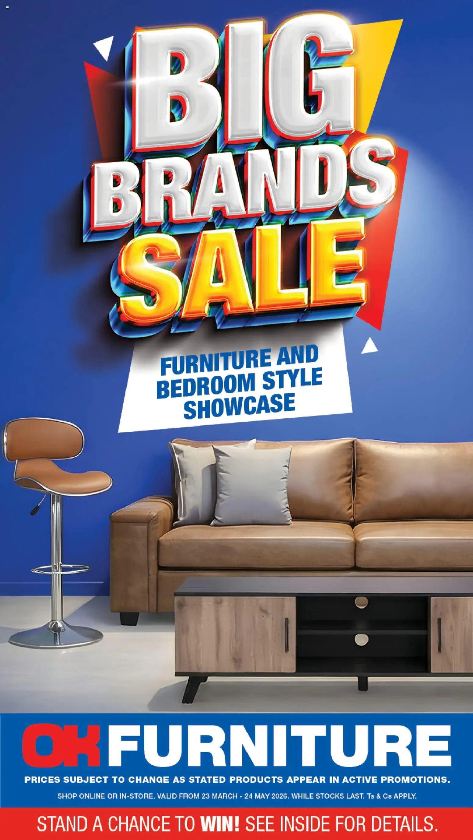 Preview of OK Furniture flyer valid from 23/03/2026