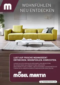 Vorschau von dem Prospekt des Geschäftes Möbel Martin, gültig ab dem 22.01.2026