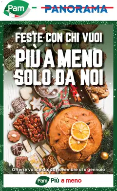 Anteprima dell'opuscolo Volantino Feste dal negozio PAM valido da 20/11/2025