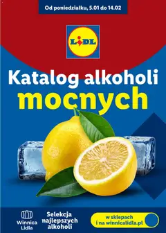 Pogląd gazetki "Katalog alkoholi mocnych" ze sklepu Lidl ważnej od 05.01.2026
