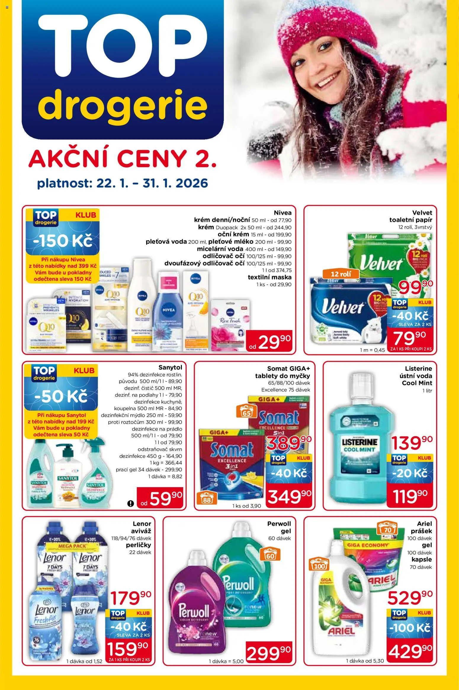 Náhled nabídky: Top drogerie Leták platný od 22.01.2026