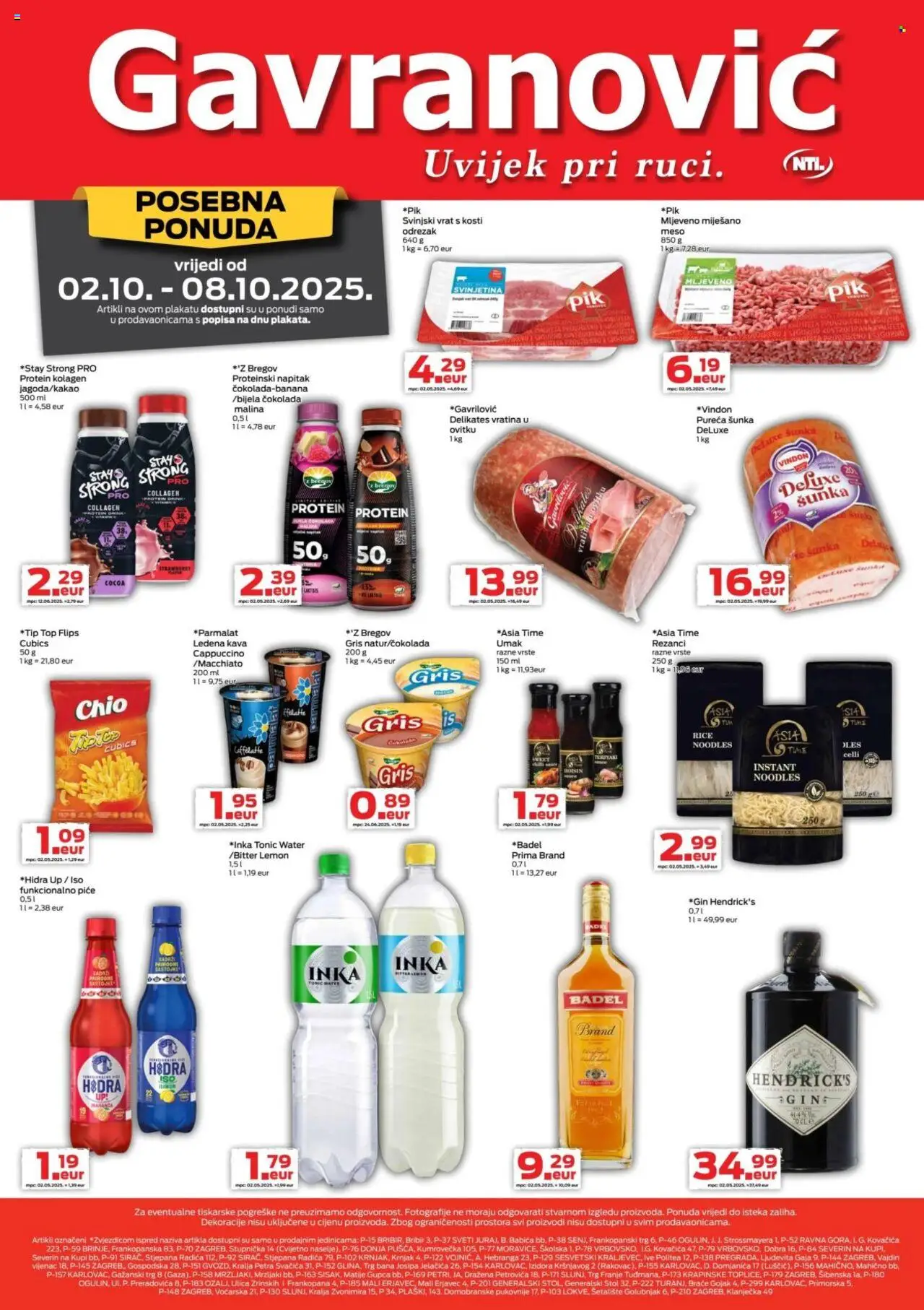 Gavranović aktualni Katalog vrijedi od 02.10.2025 - tjedna akcija broj stranice 1