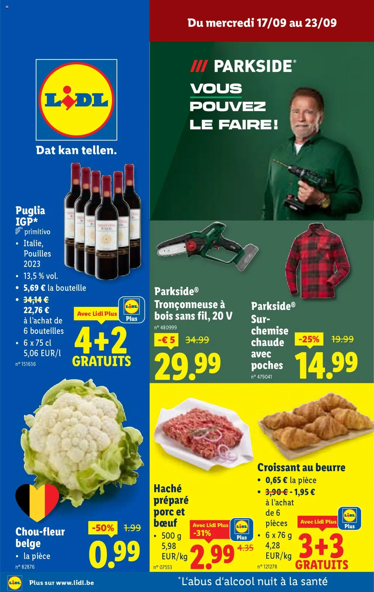 Lidl shop Folder de la semaine 38 geldig vanaf 17/09/2025 - Paginanummer 1