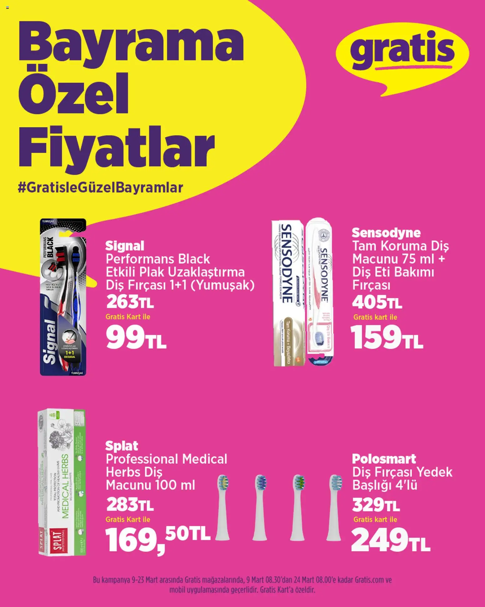 Gratis Gratis Bayrama Özel Fiyatlar 09.03.2026 - Broşürünün önizlemesi
