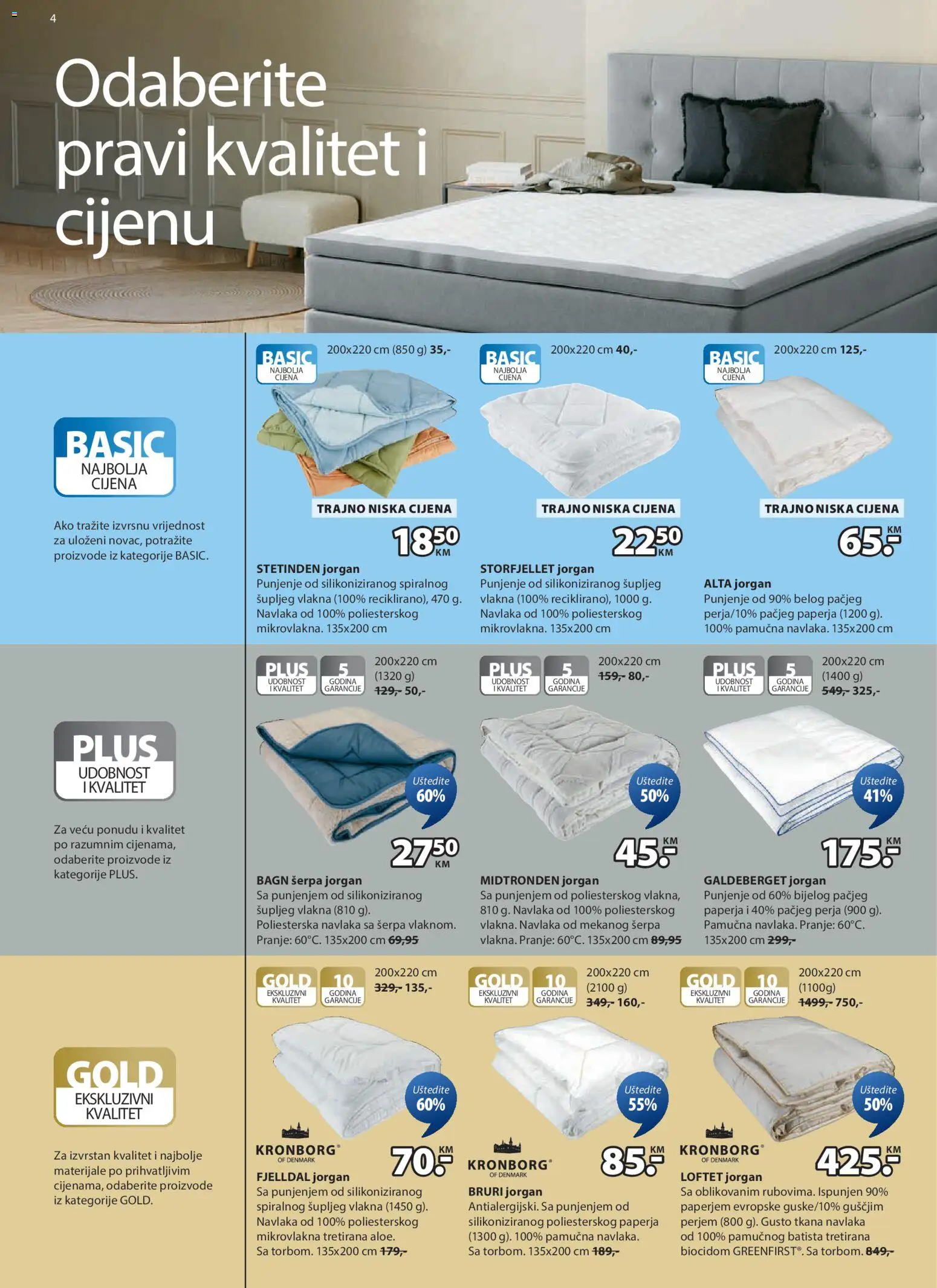 Pregled letka Katalog trgovine JYSK vrijedi od 2025.12.01