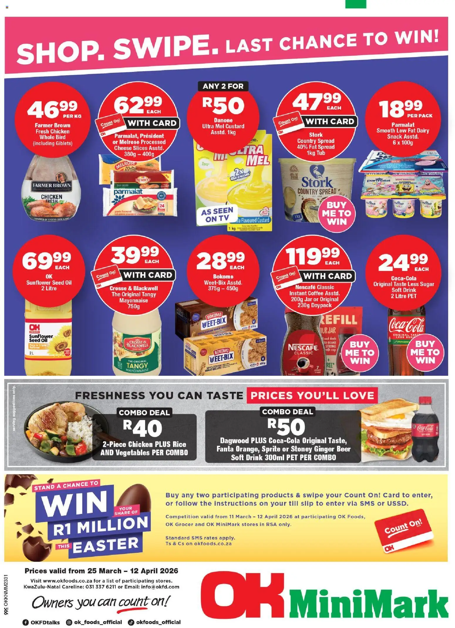 Preview of OK Foods flyer valid from 25/03/2026