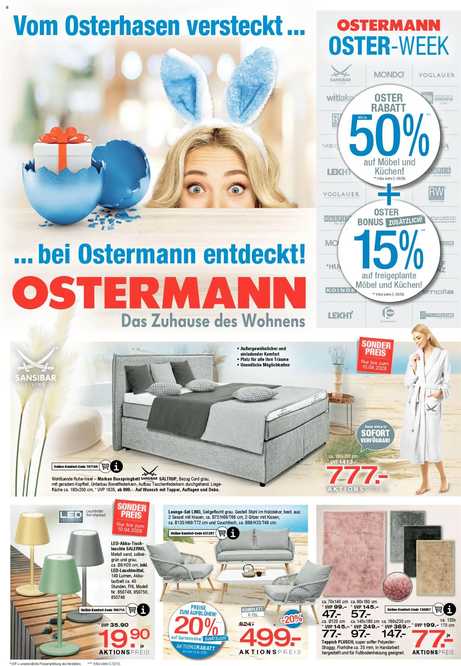 Vorschau von dem Prospekt des Geschäftes Ostermann, gültig ab dem 28.03.2026