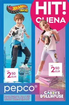 Pregled letka Katalog trgovine Pepco vrijedi od 24.07.2025