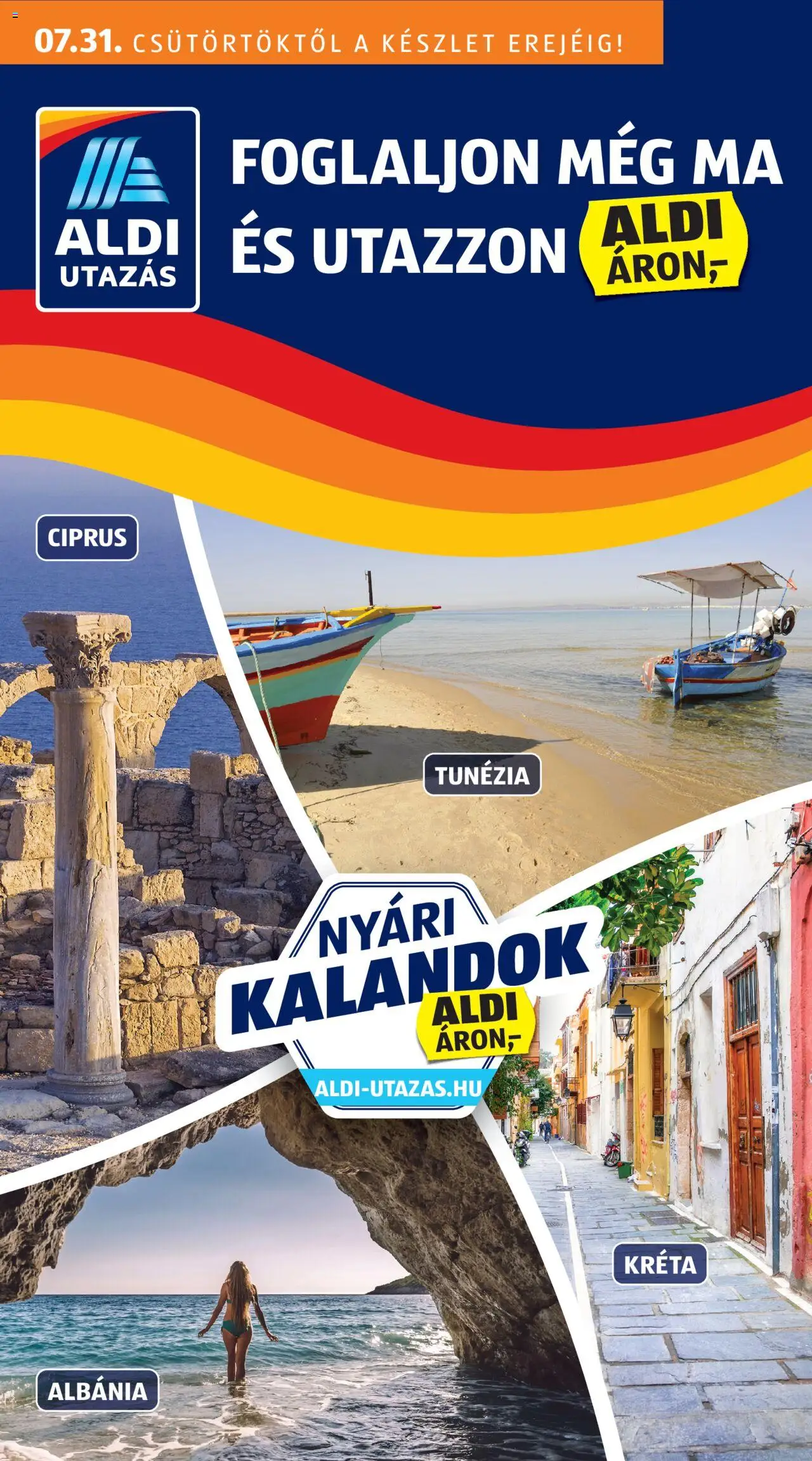 Aldi aktuális szórólap, érvényes 2025.07.31.-től - 1 oldal