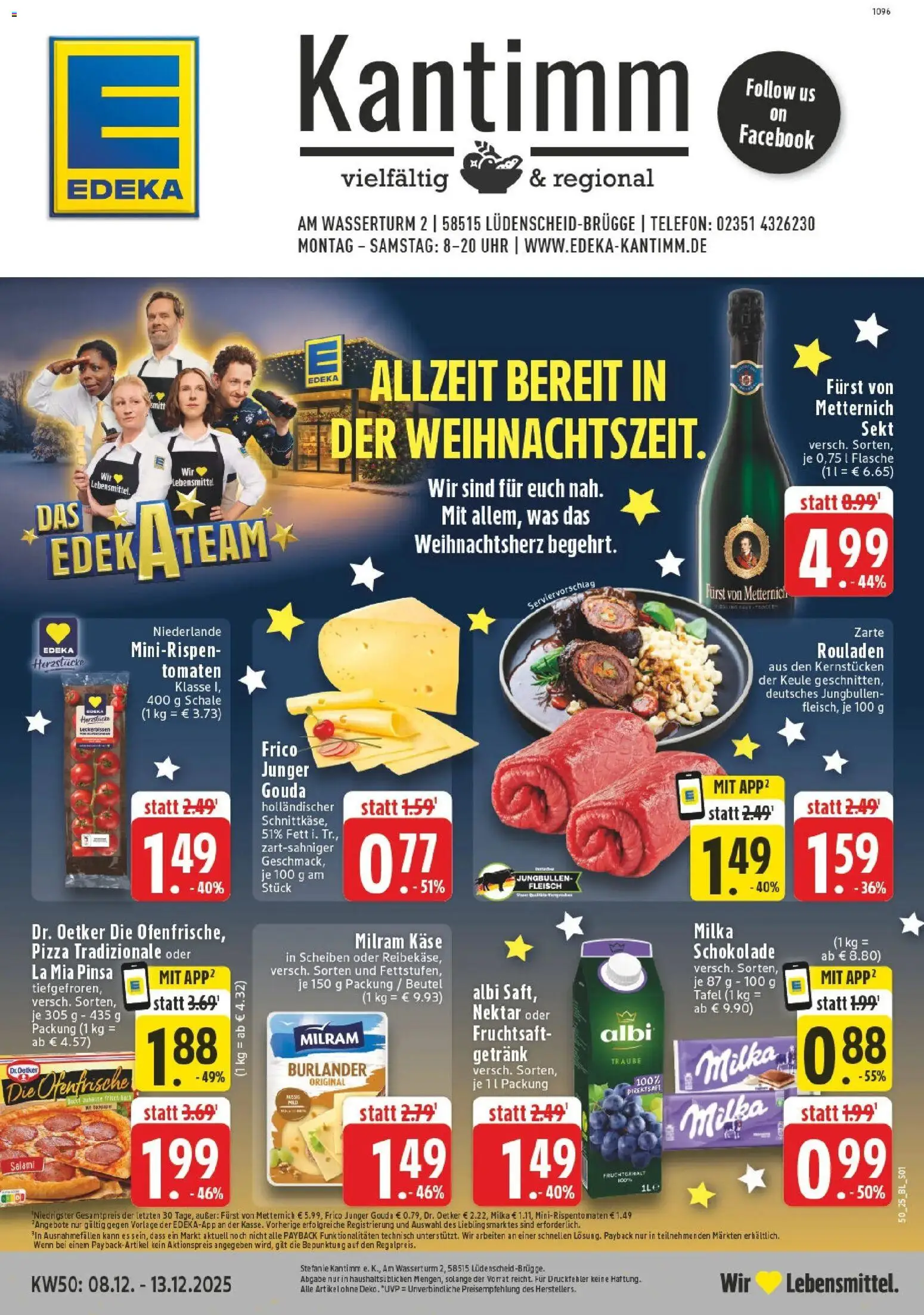 Vorschau von dem Prospekt des Geschäftes Edeka, gültig ab dem 07.12.2025