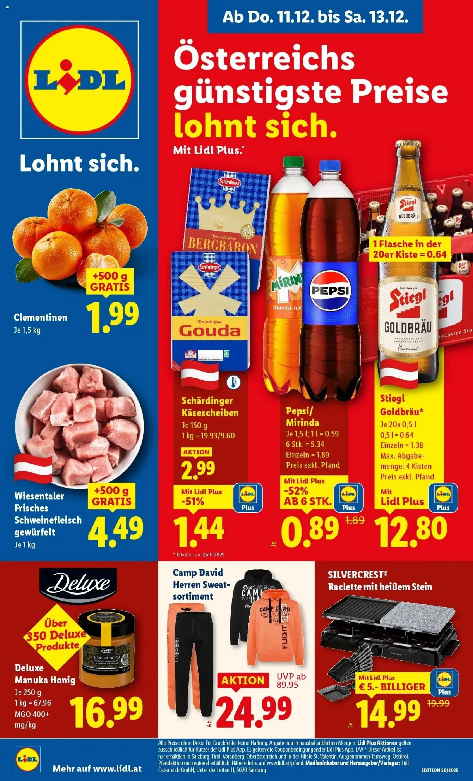 Vorschau der Angebote: Lidl Lidl: Flugblatt in deiner Nähe gültig ab 10.12.2025