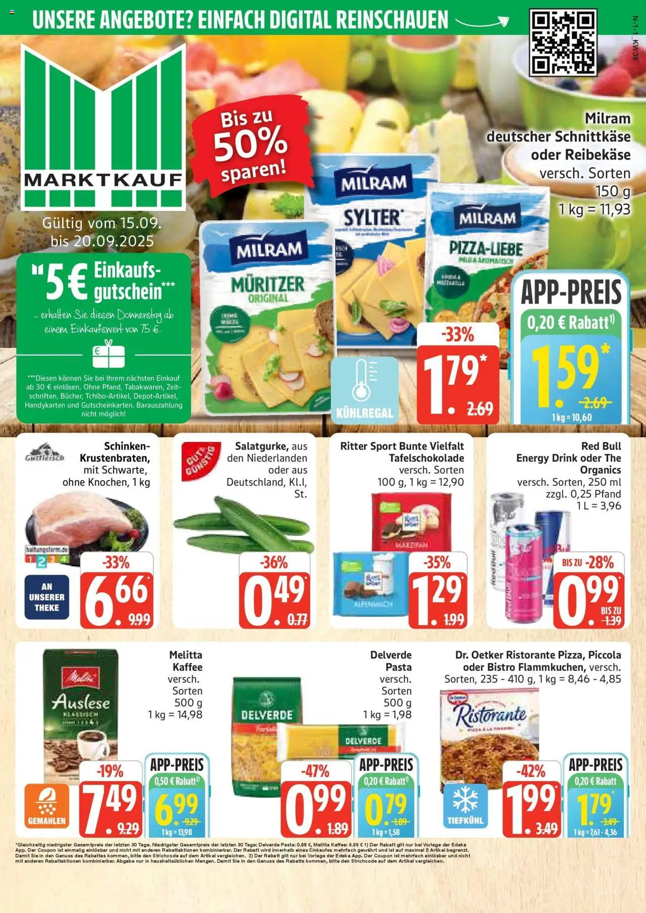 MARKTKAUF Prospekt ab Montag 14.09.2025 > Marktkauf: Wochenangebote