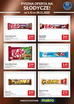 Pogląd gazetki "Słodycze" ze sklepu Makro ważnej od 01.11.2025