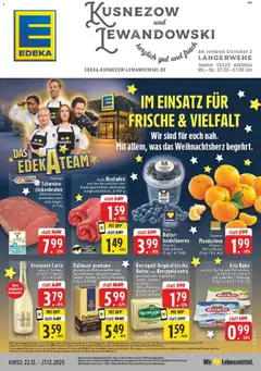 Vorschau von dem Prospekt des Geschäftes Edeka, gültig ab dem 22.12.2025