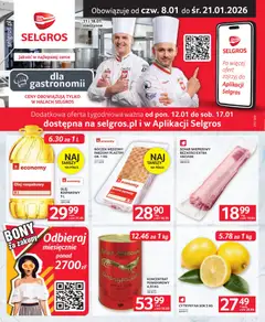 Pogląd gazetki "Oferta dla gastronomii" ze sklepu Selgros cash&carry ważnej od 08.01.2026