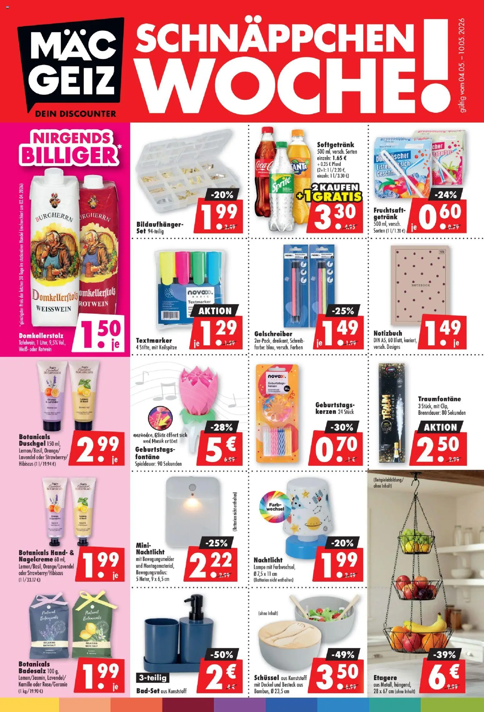 Vorschau von dem Prospekt des Geschäftes Mäc Geiz, gültig ab dem 04.05.2026