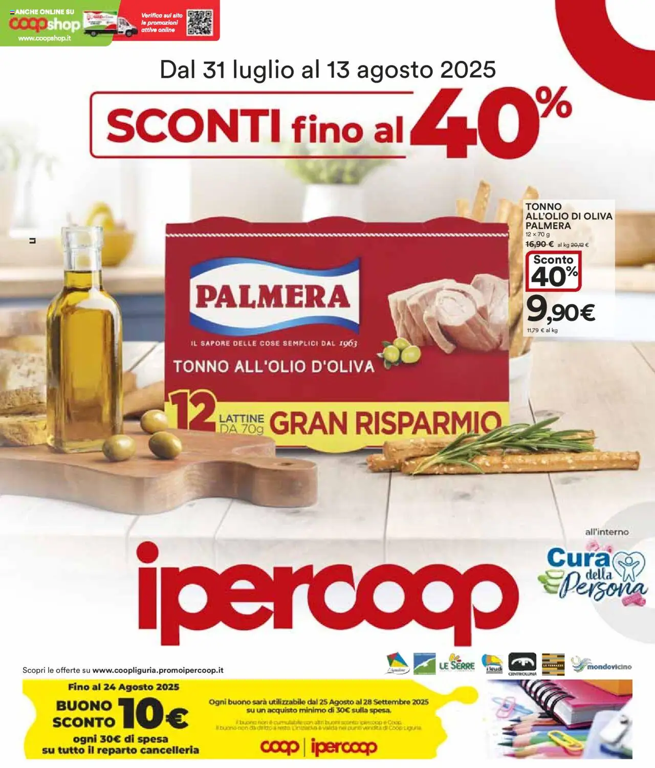 Volantino Ipercoop valido da 31/07/2025 numero di pagina 1