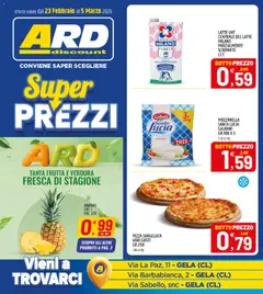 Anteprima dell'opuscolo Volantino Gela dal negozio ARD Discount valido da 23/02/2026