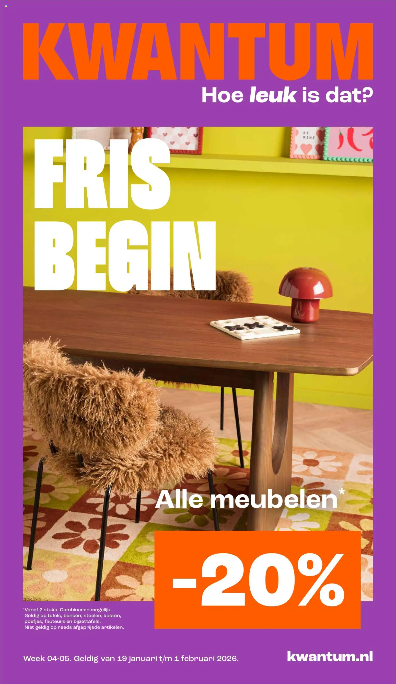 Voorbeeld van Folder van winkel Kwantum geldig vanaf 19-01-2026